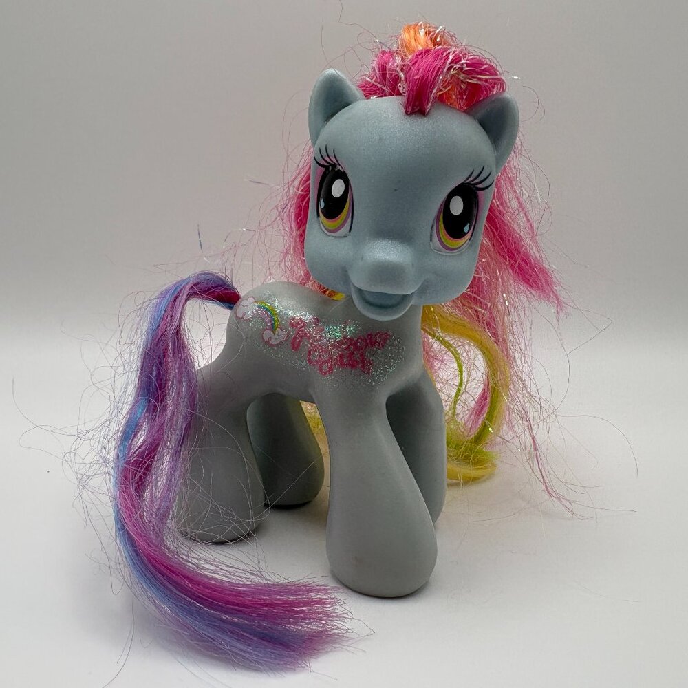 My Little Pony (MLP) Rainbow Dash 2008 G3.5 Tinsel Hair Blue Body (SKU: 337TO)